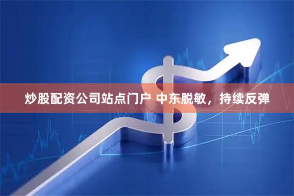 炒股配资公司站点门户 中东脱敏，持续反弹